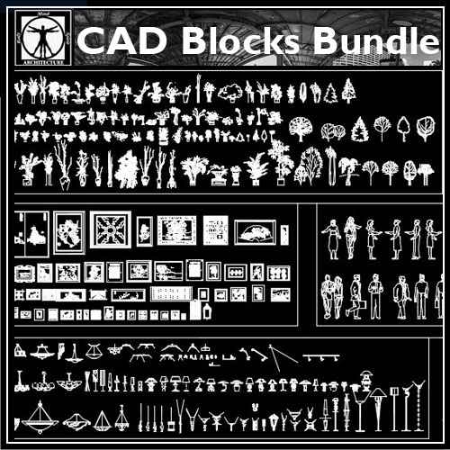 Mix cad blocks bundle