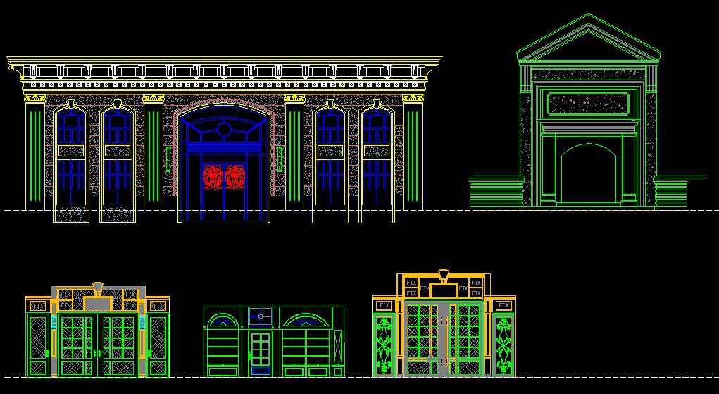 CAD Download DWG - Ceiling Coffer Tray Reveal Detail Interior | Free Download - Image 3