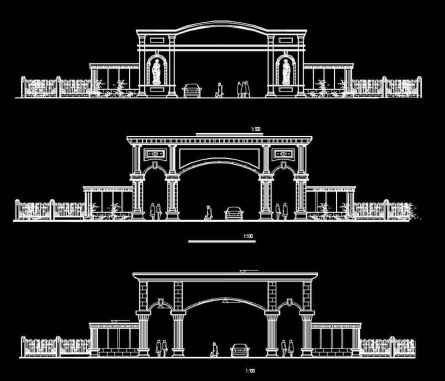 Decorative Elements,Carried of viceroys,Outdoor Decoration,Columns,CAD blocks for outdoor living design projects