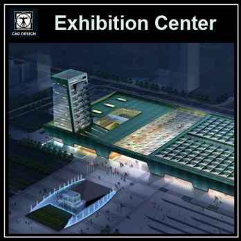 Exhibition Centre Cad Drawings