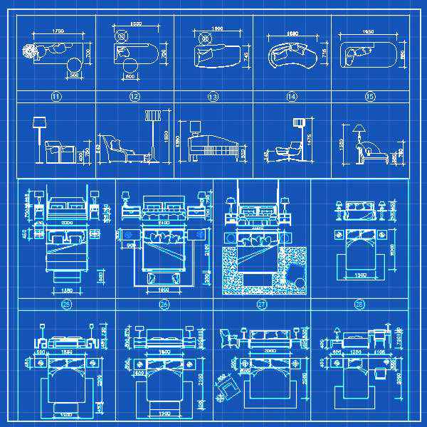Furniture Cad Set