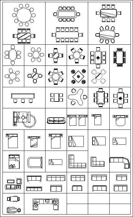 Interior Design CAD Blocks Bundle - Image 4