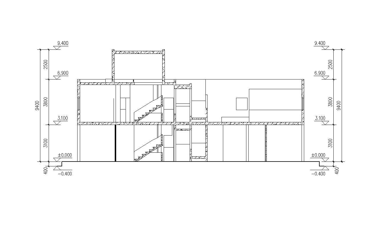 đăWorld Architecture ProjectsăVILLA SAVOYE Cad Drawings- LE CORBUSIER - Image 4
