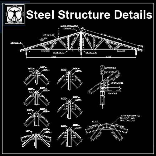 Free Steel Structure Details 4