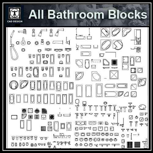All Bathroom Blocks Bundle