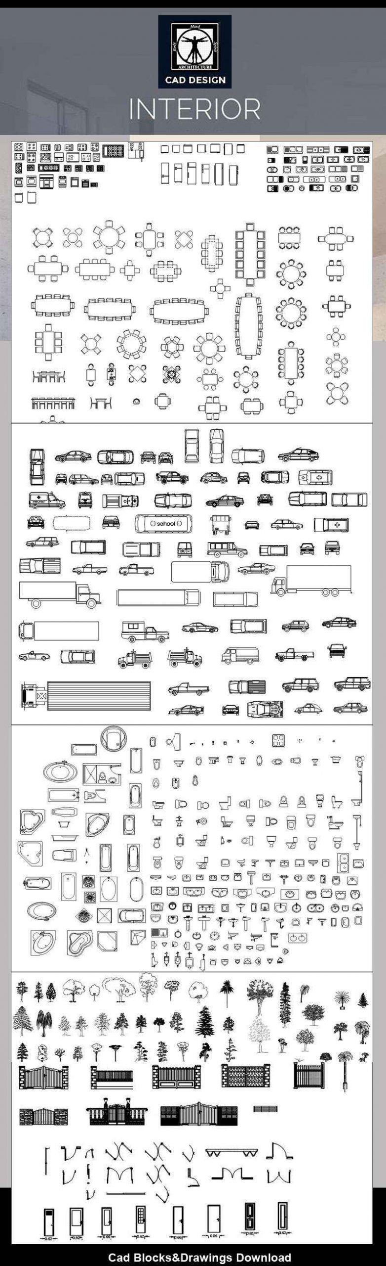 All Interior Design Blocks Bundle 8 - Image 2