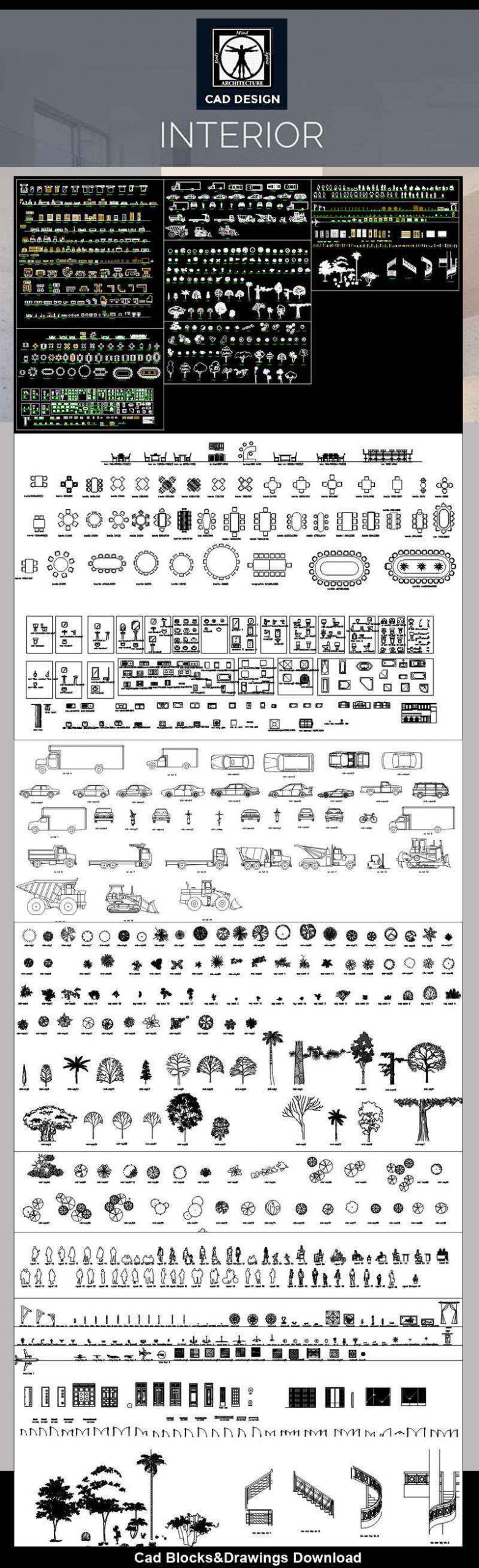 All Interior Design Blocks Bundle 7 - Image 2