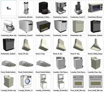 Sketchup Appliances 3D models download