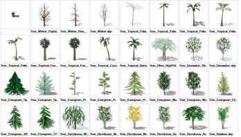 Sketchup Trees 3D models download