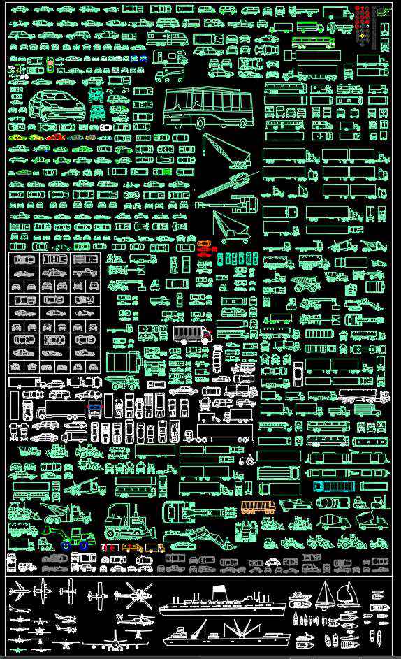 All Transportations Vehicles Lorries Blocks Bundle - Image 5
