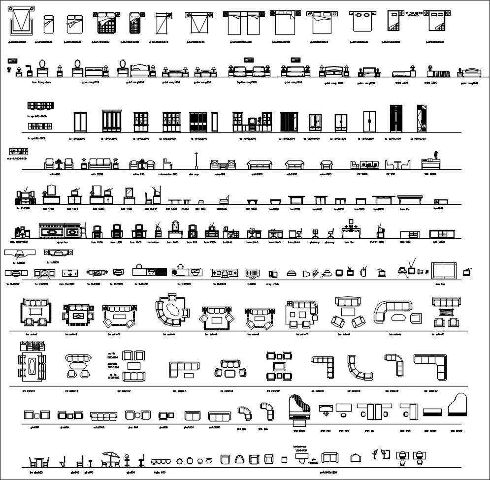 All Interior Design Blocks Bundle 7 - Image 6