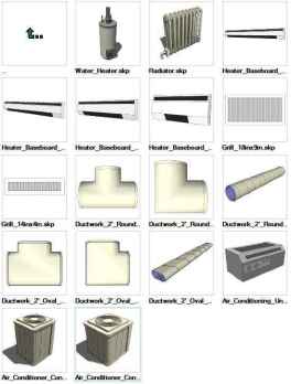 Sketchup HVAC 3D models download