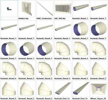 Sketchup HVAC 3D models download