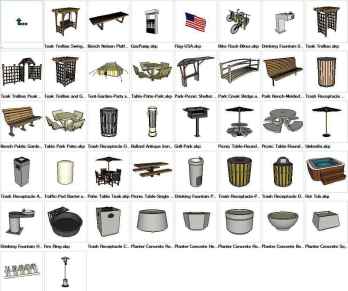 Sketchup Furnishings 3D models download