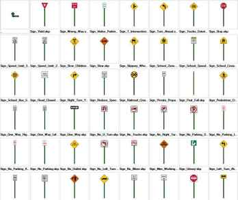 Sketchup Street Signage 3D models download