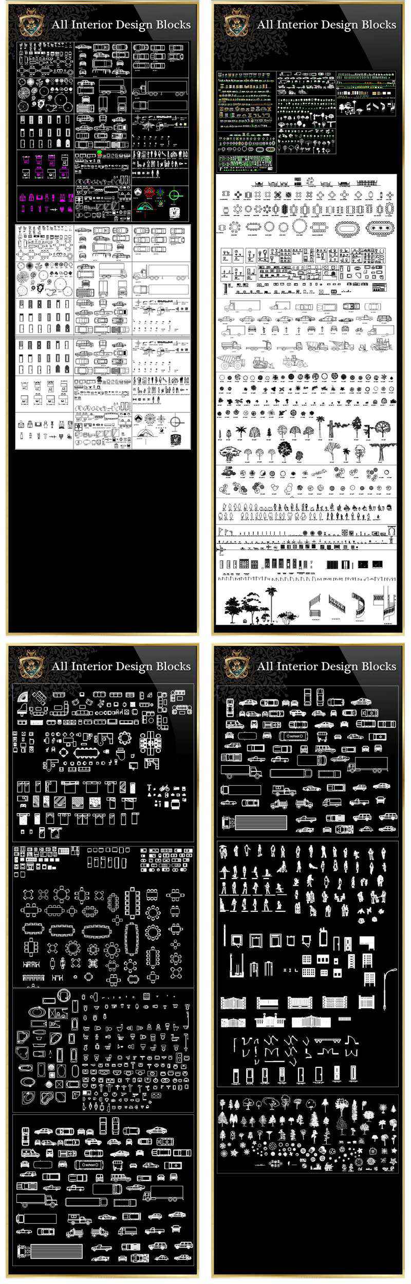 【Interior Design Full CAD Blocks Collections】(Best Collections!!) - Image 10