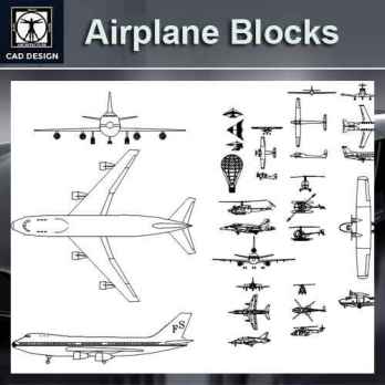 Transportation Blocks-airplanes