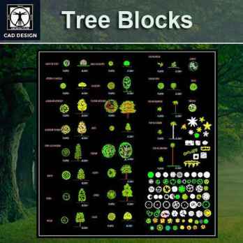 Tree Blocks-tree elevation 2