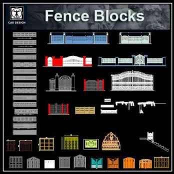 Free Appliances blocks-fence