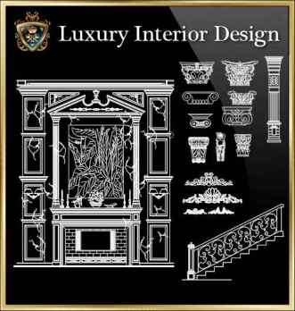 Luxury Interior Design CAD Blocks