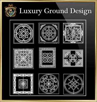 Luxury Ground Design CAD Blocks