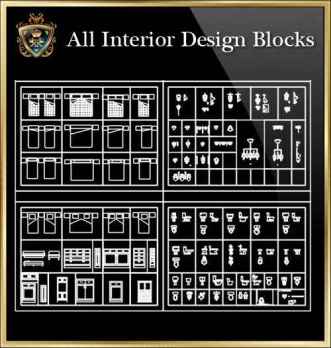 Interior Design Blocks Collection 5