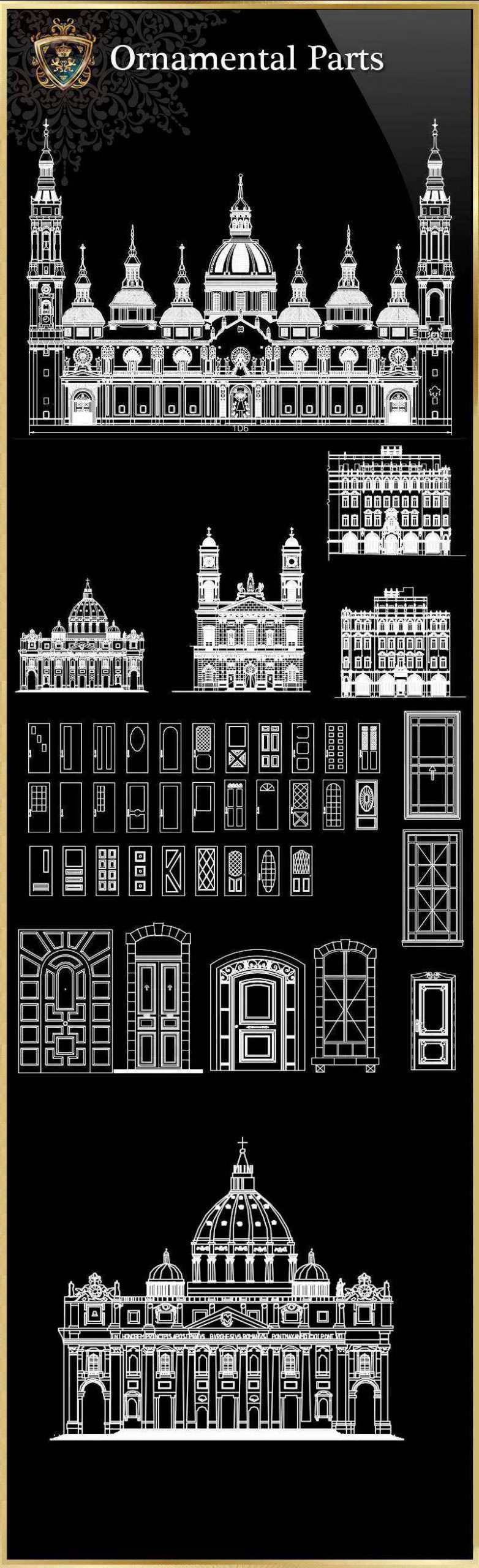 Ornamental Parts of Buildings 3 - Image 2