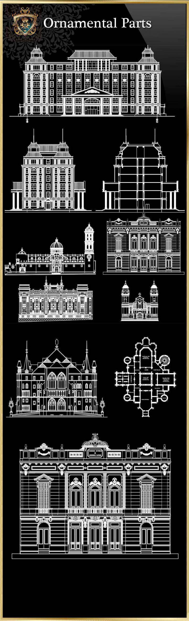 Ornamental Parts of Buildings 4 - Image 2