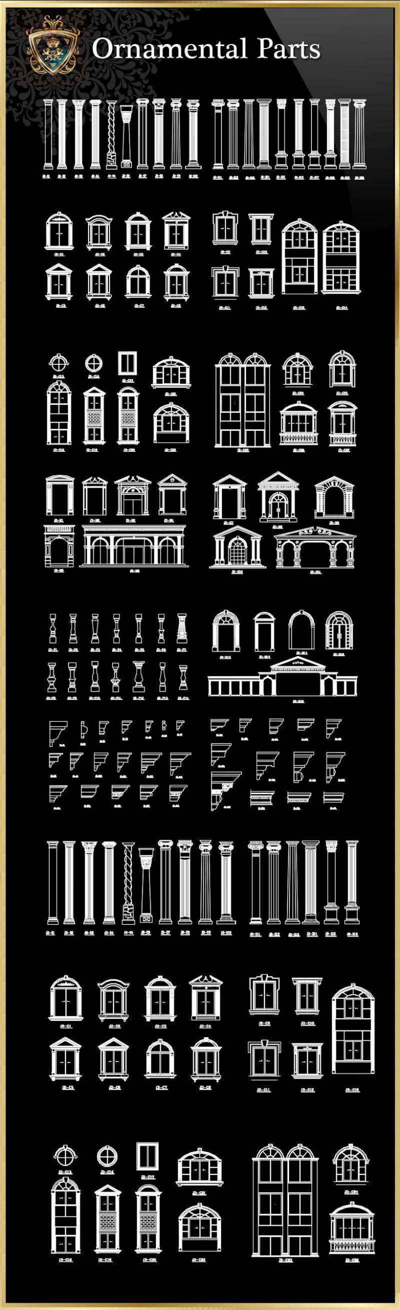 Ornamental Parts of Buildings 7 - Image 2