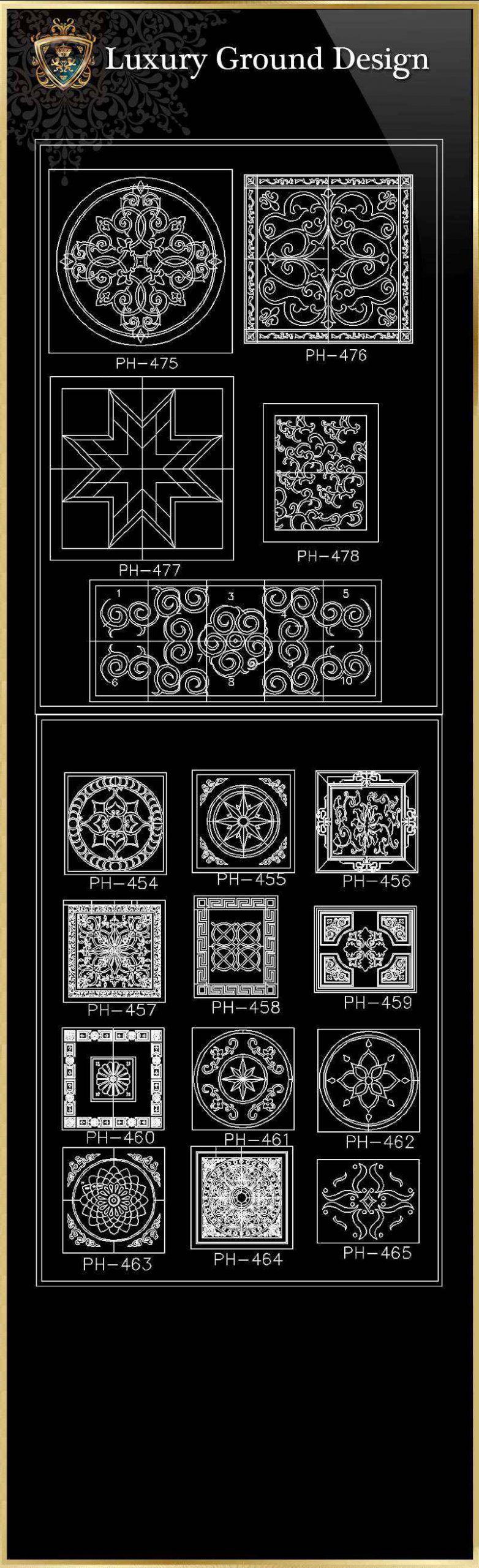 Luxury Ground Design CAD Blocks - Image 2