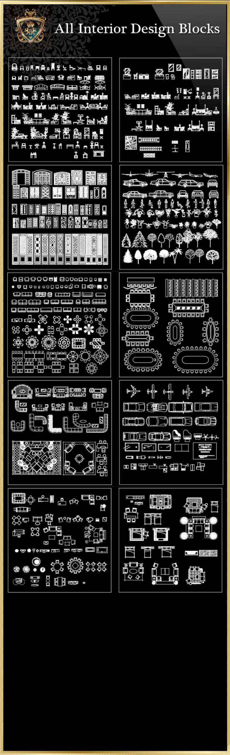 Interior Design Blocks Collection 1 - Image 2