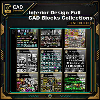 【Interior Design Full CAD Blocks Collections】(Best Collections!!)