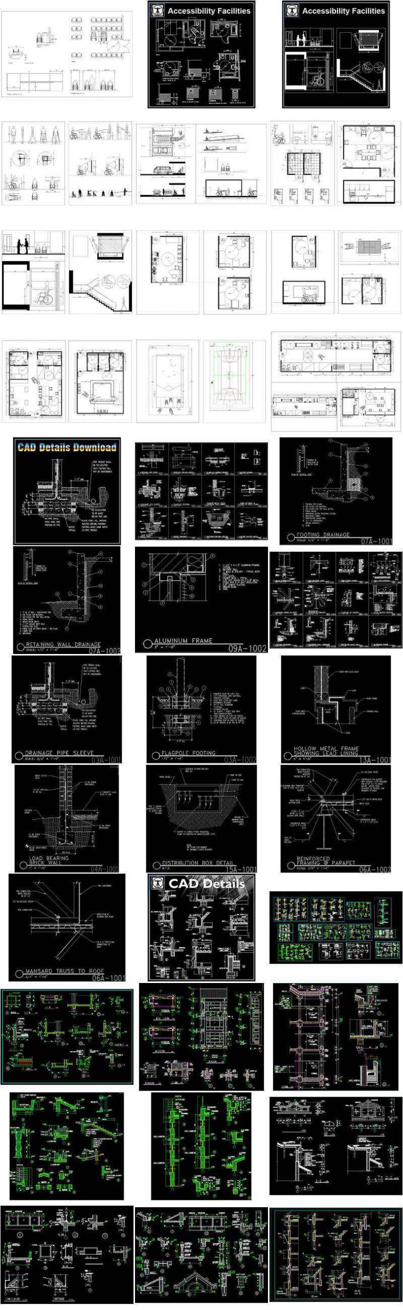 💎【All 40 Architecture CAD Details Collections】 (Total 40 Best Collections)💎 - Image 10