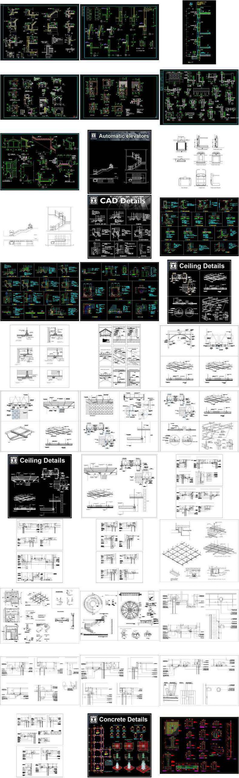 💎【All 40 Architecture CAD Details Collections】 (Total 40 Best Collections)💎 - Image 9