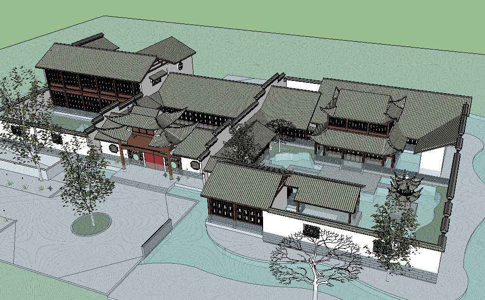 【20 Kinds of Chinese Landscape Sketchup 3D Models】(Best Collections!!) - Image 10