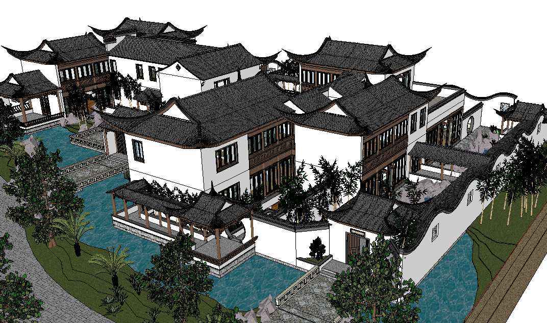 【20 Kinds of Chinese Landscape Sketchup 3D Models】(Best Collections!!) - Image 12