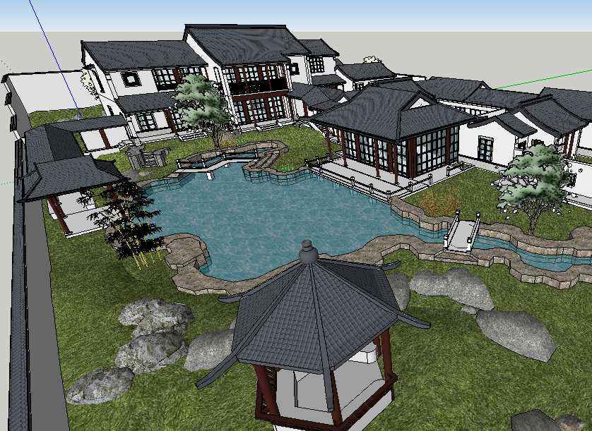 【20 Kinds of Chinese Landscape Sketchup 3D Models】(Best Collections!!) - Image 14