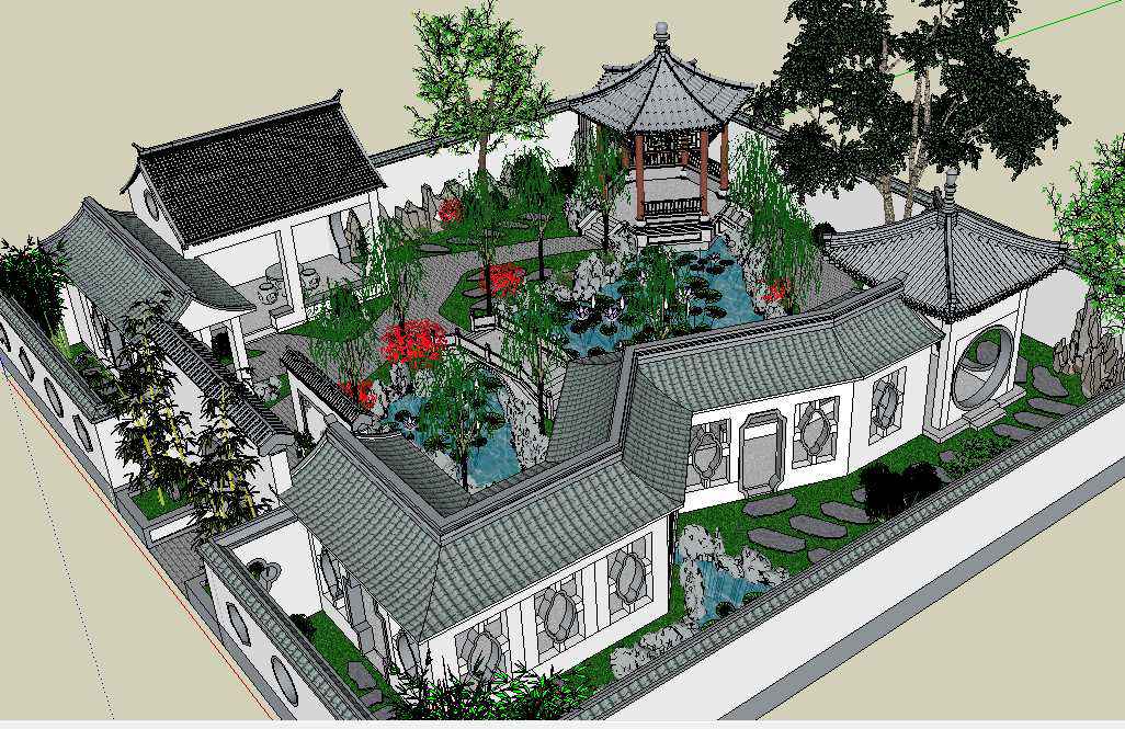 【20 Kinds of Chinese Landscape Sketchup 3D Models】(Best Collections!!) - Image 16