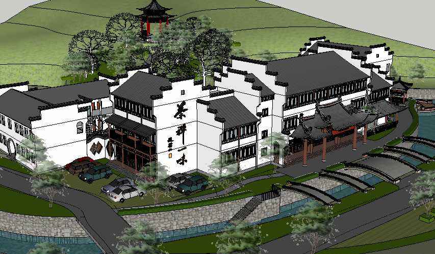 【20 Kinds of Chinese Landscape Sketchup 3D Models】(Best Collections!!) - Image 19