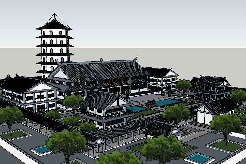 【20 Kinds of Chinese Landscape Sketchup 3D Models】(Best Collections!!) - Image 22