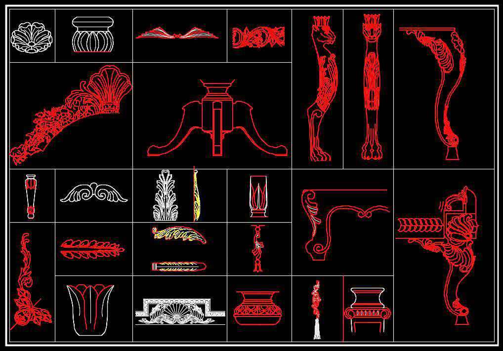 【Over 1000+ Architecture Ornamental Elements】(Best Collections!!) - Image 15