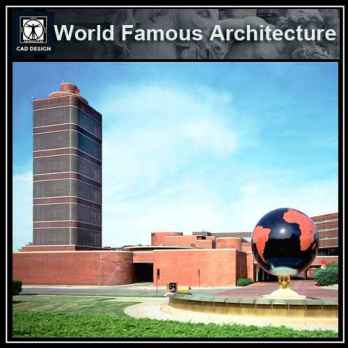 SC Johnson Administration Building and Research Tower-Frank Lloyd Wright