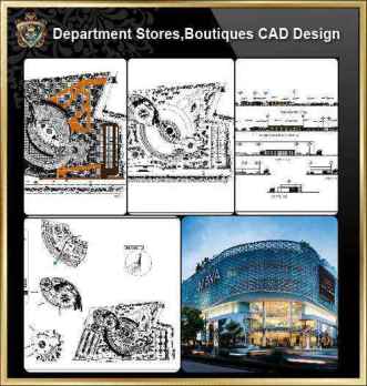 ★【Shopping Centers,Store CAD Design Elevation,Details Elevation Bundle】V.5@Shopping centers, department stores, boutiques, clothing stores, women's wear, men's wear, store design-Autocad Blocks,Drawings,CAD Details,Elevation