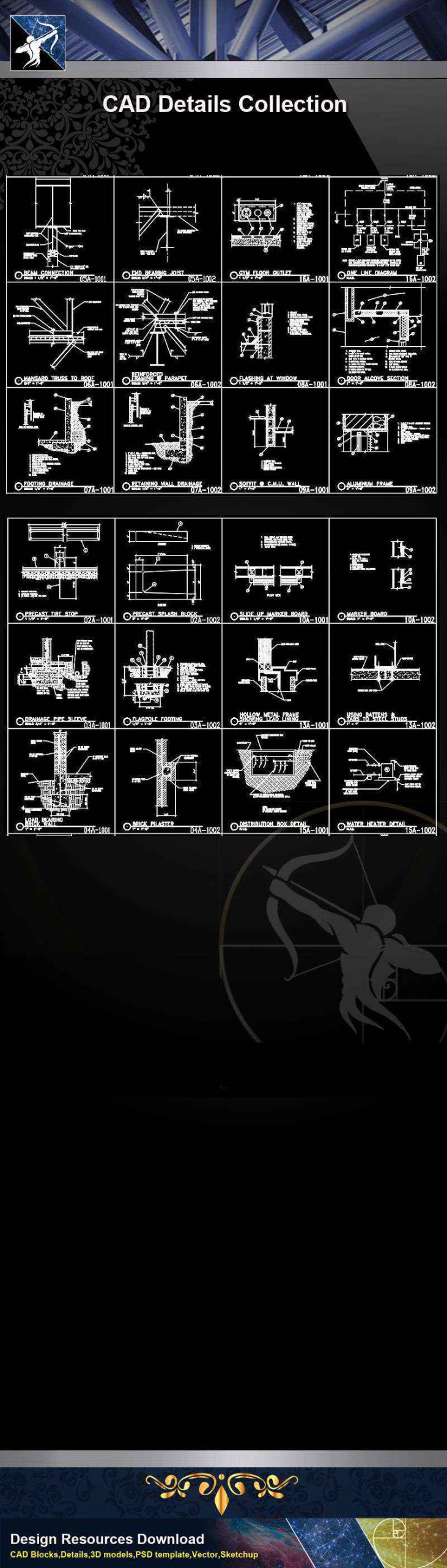 【Architecture CAD Details Collections】CAD Details Collection - Image 2
