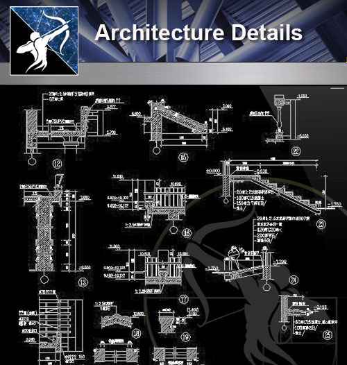 【Architecture CAD Details Collections】Architecture Details