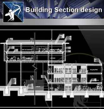 【Architecture CAD Details Collections】Building Section Design CAD Details