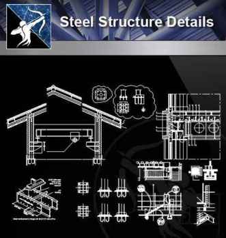 【Architecture CAD Details Collections】Steel Structure Details V.4