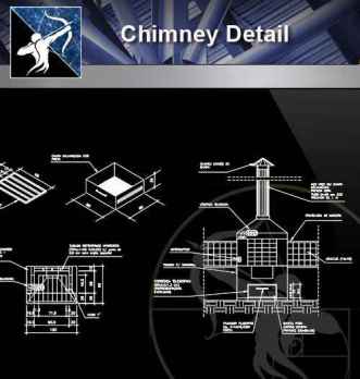 【Architecture CAD Details Collections】Chimney CAD Details