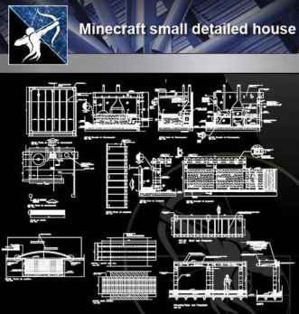 25 Minecraft small detailed house(Good)
