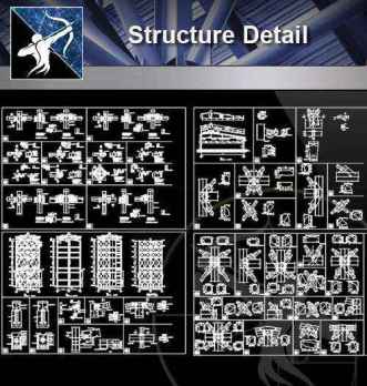 【Architecture CAD Details Collections】Structure CAD Details V2